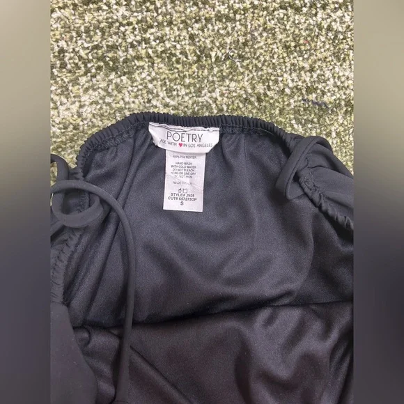 Black slip dress - Picture 5 of 5